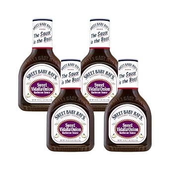 Sweet Baby Rays Vidalia Barbecue Sauce,18 OZ Pack of 4