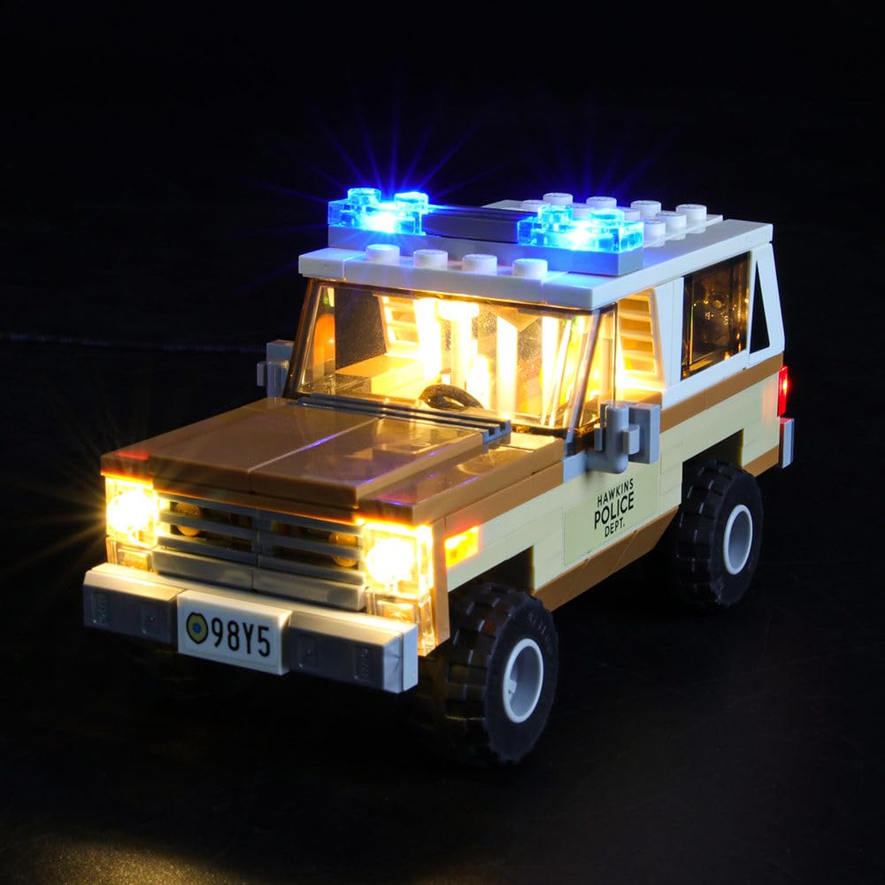 GEAMENT Kit de Luces LED Compatible con Mundo del Revés (The Upside Down) - Compatible con LEGO 75810 (Juego Modelo no Incluido)