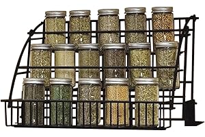 3-Tier Retractable Metal Spice Organizer (Pull Down Design)