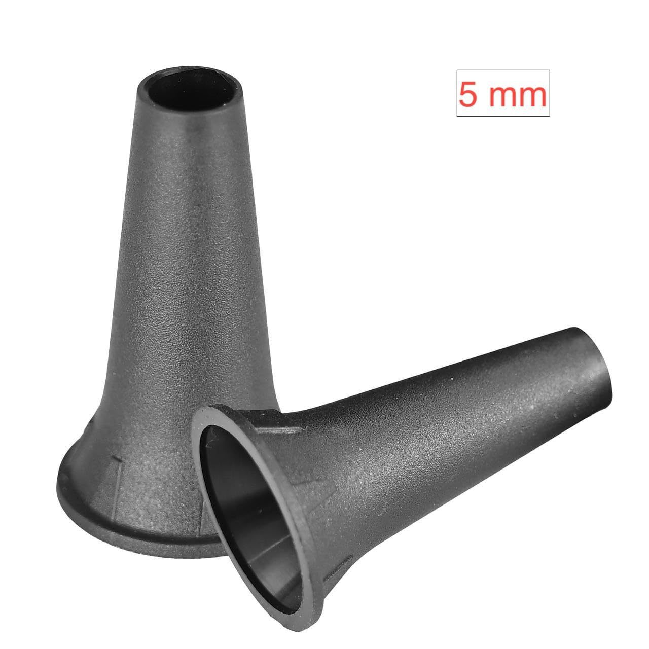 PakCan Reusable Diagnostic Otoscope Cover Specula Tips - Sets of 50 - Available in 2.5 mm, 3.5 mm, 4mm, 5 mm (50 pcs of 5 mm)