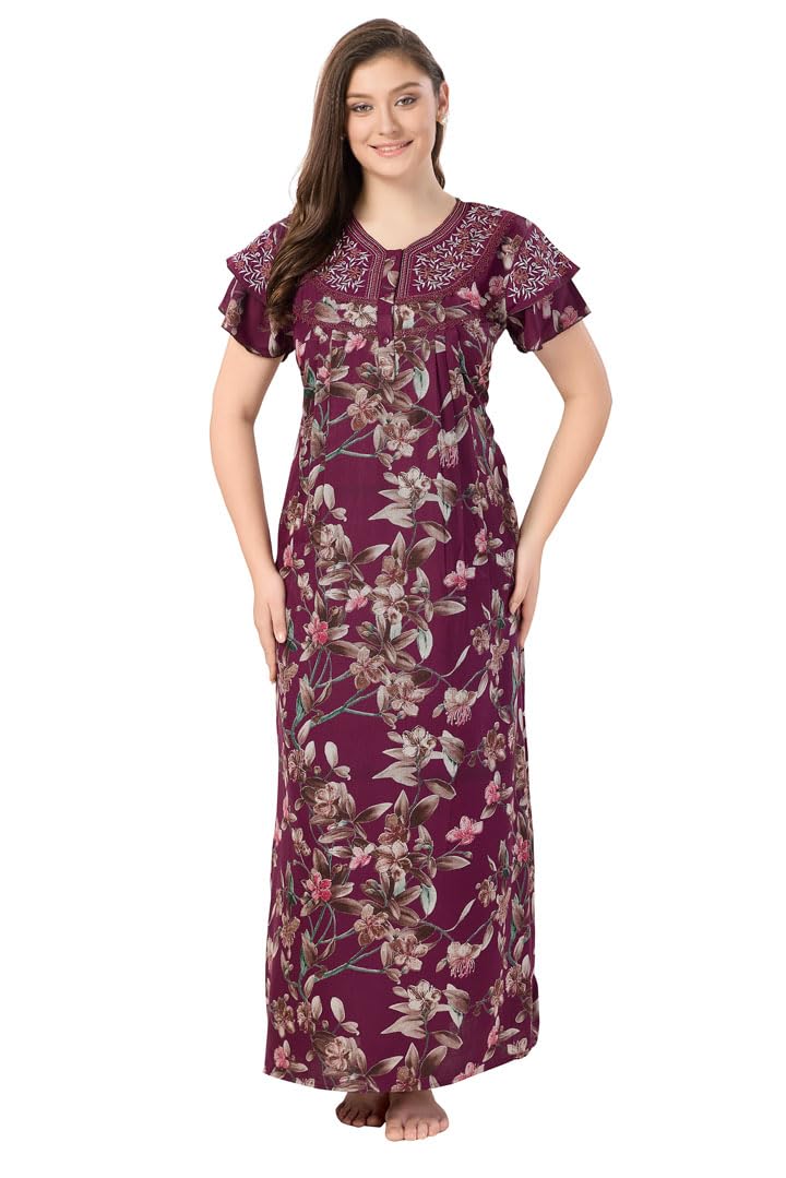 soulemo Women's Printed Alpine Nighty 1675-picture-13