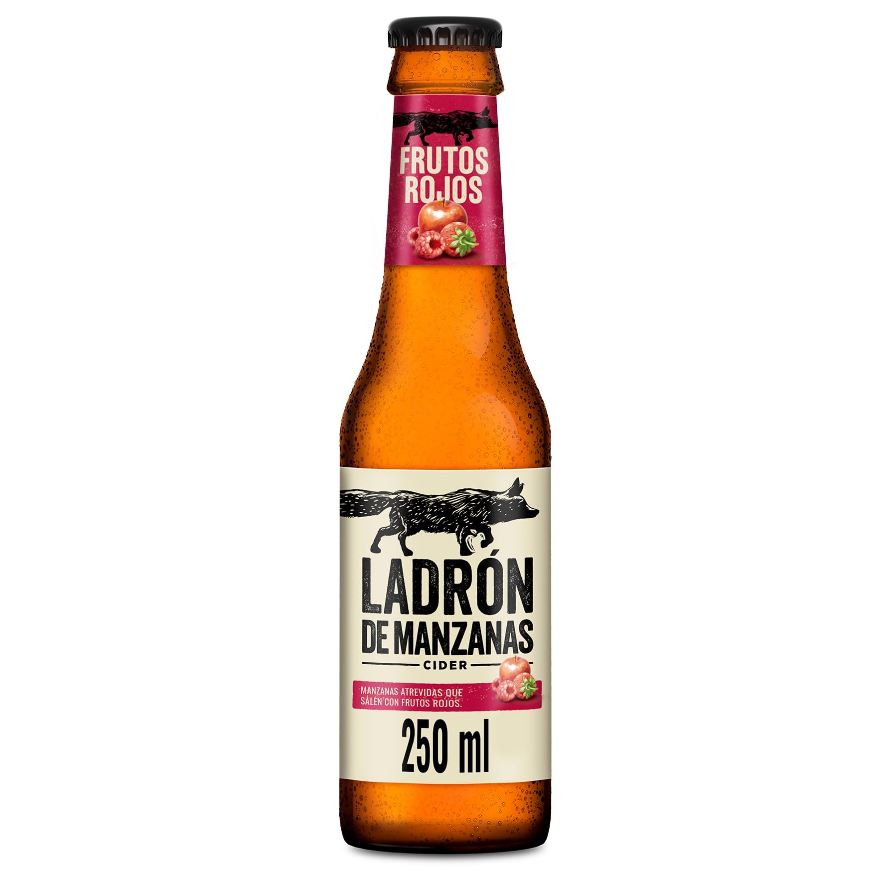 Ladrón de Manzanas Frutos Rojos Cider Caja 4 Pack Botella, 24 botellas