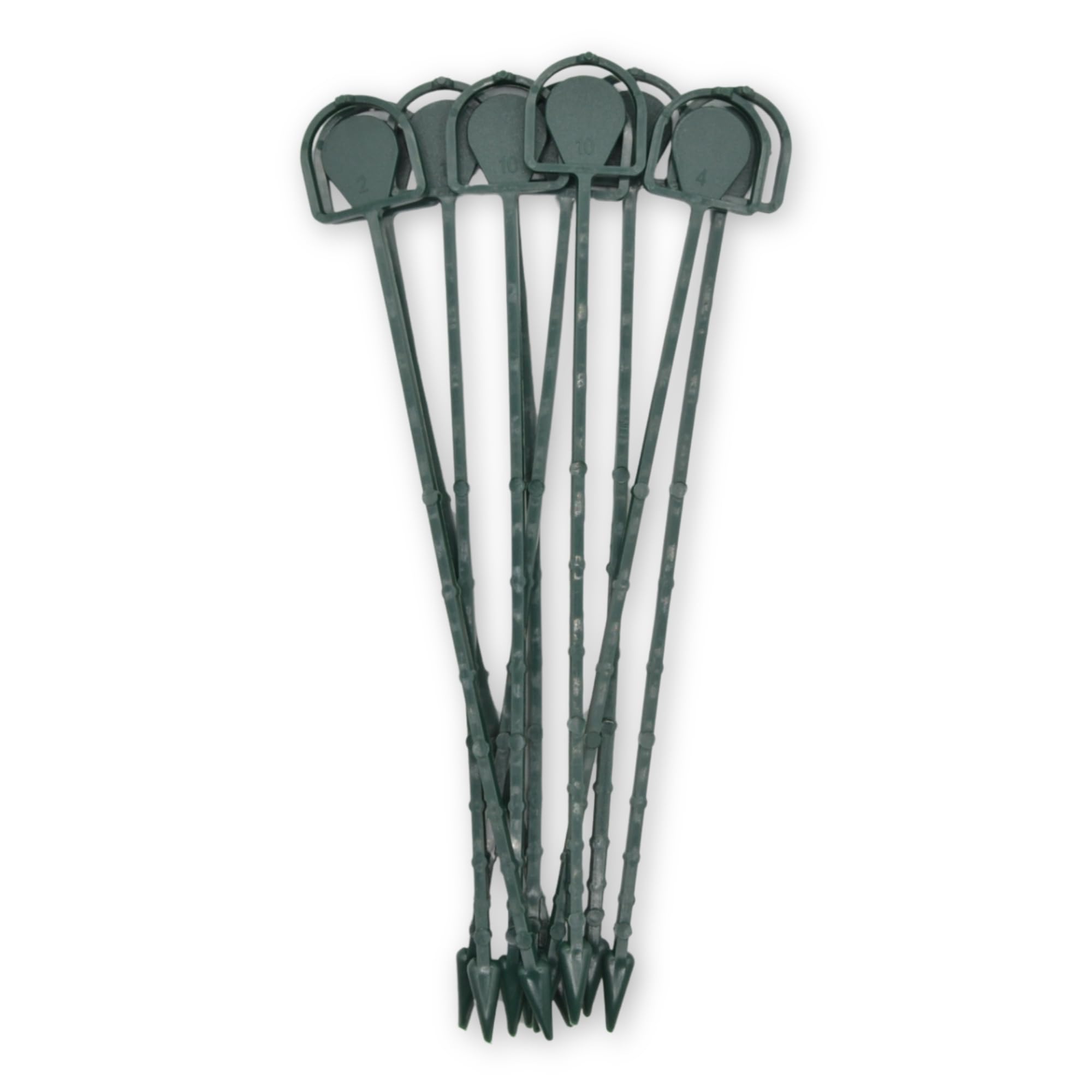celloexpress Green Cardettes Florist Card Holders - Bouquet Gift & Greeting Display Floristry Supplies (Pack of 100)