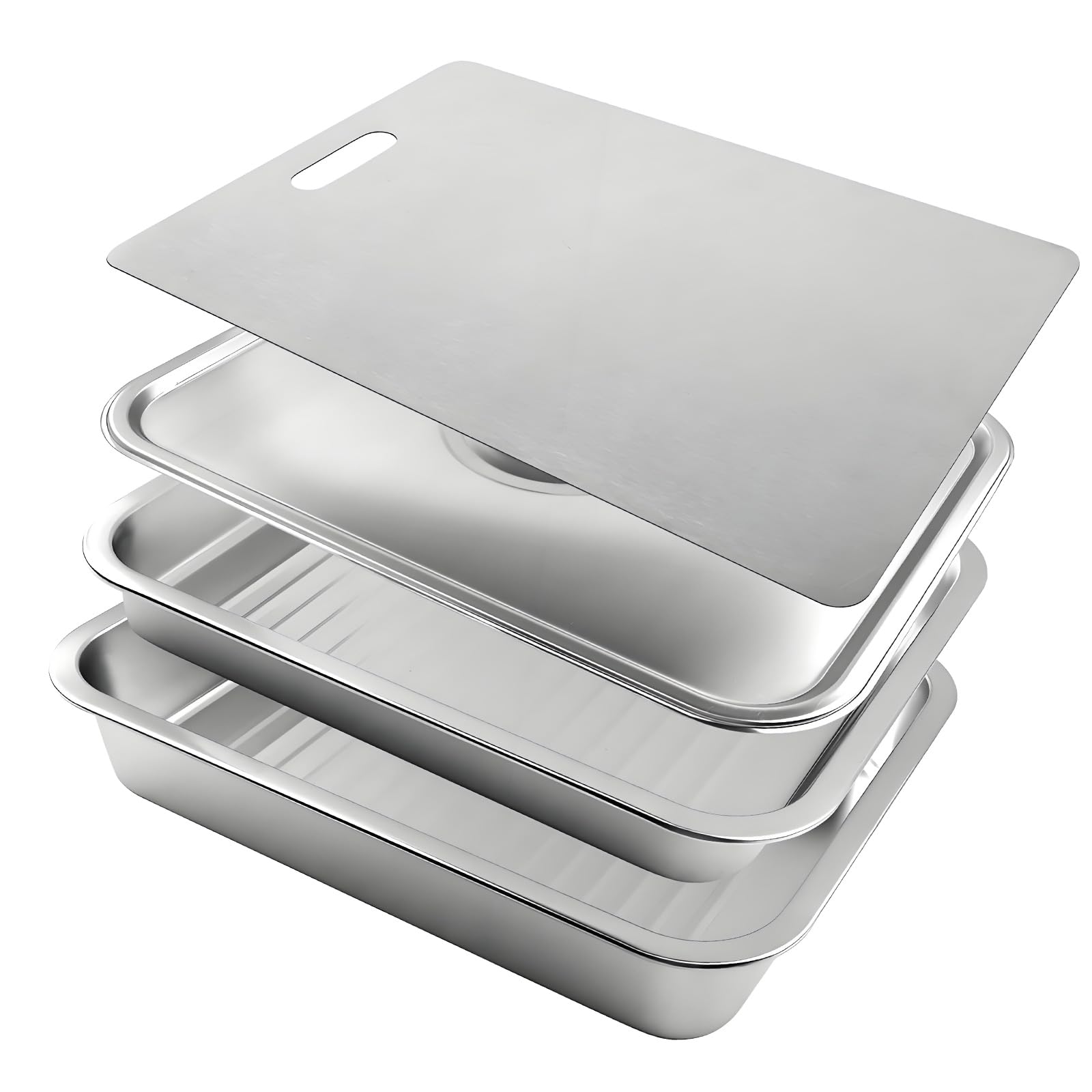 Preparazioni per grigliare Vassoio per alimenti Preparazioni e vassoi per grigliare Set di vassoi per marinare la carne Contenitore per barbecue Accessori per barbecue Accessori per barbecue