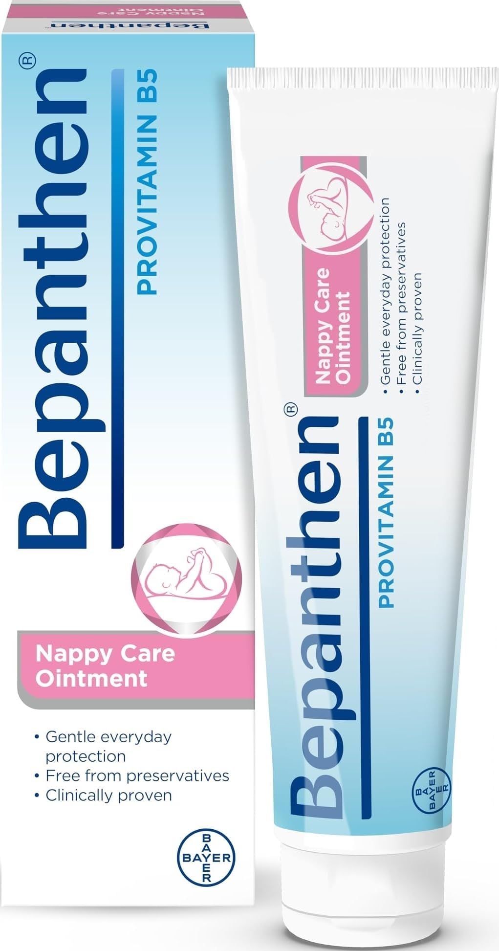 Nappy Care Ointment | Nappy Cream with Provitamin B5 | Suitable for Newborns Skin, 100 g (Packing May Vary).