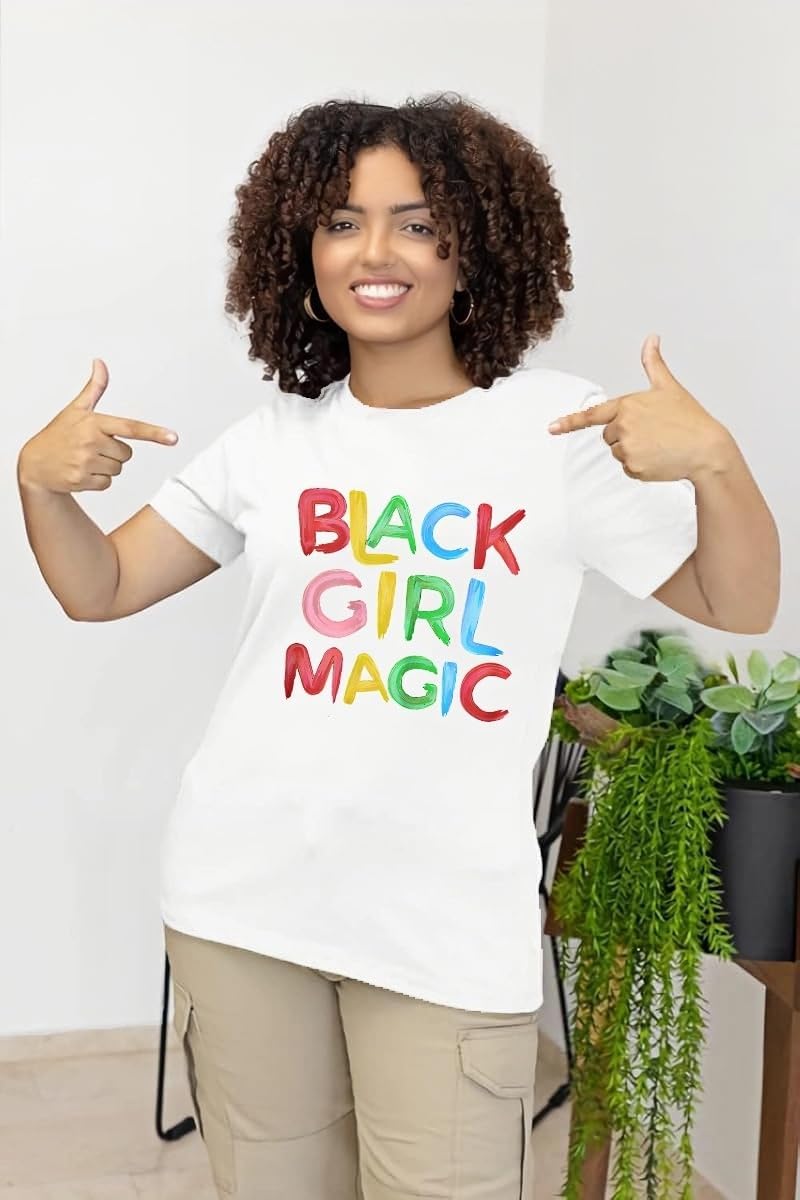 Black History Month Shirts Melanin African American Women T-Shirts Juneteenth Tshirt - Image 2