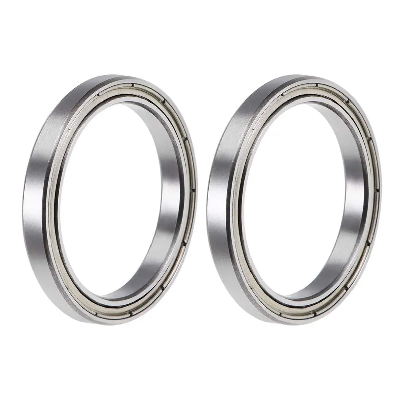 Rodamiento 608 6700 6701 6702 6703 6704 6705 6706 6707 6708 6709 6710-2RS ZZ Rodamientos de bolas blindados de goma de pared ultrafina 2 piezas(Zz,2PCS_6708 40X50X6MM)