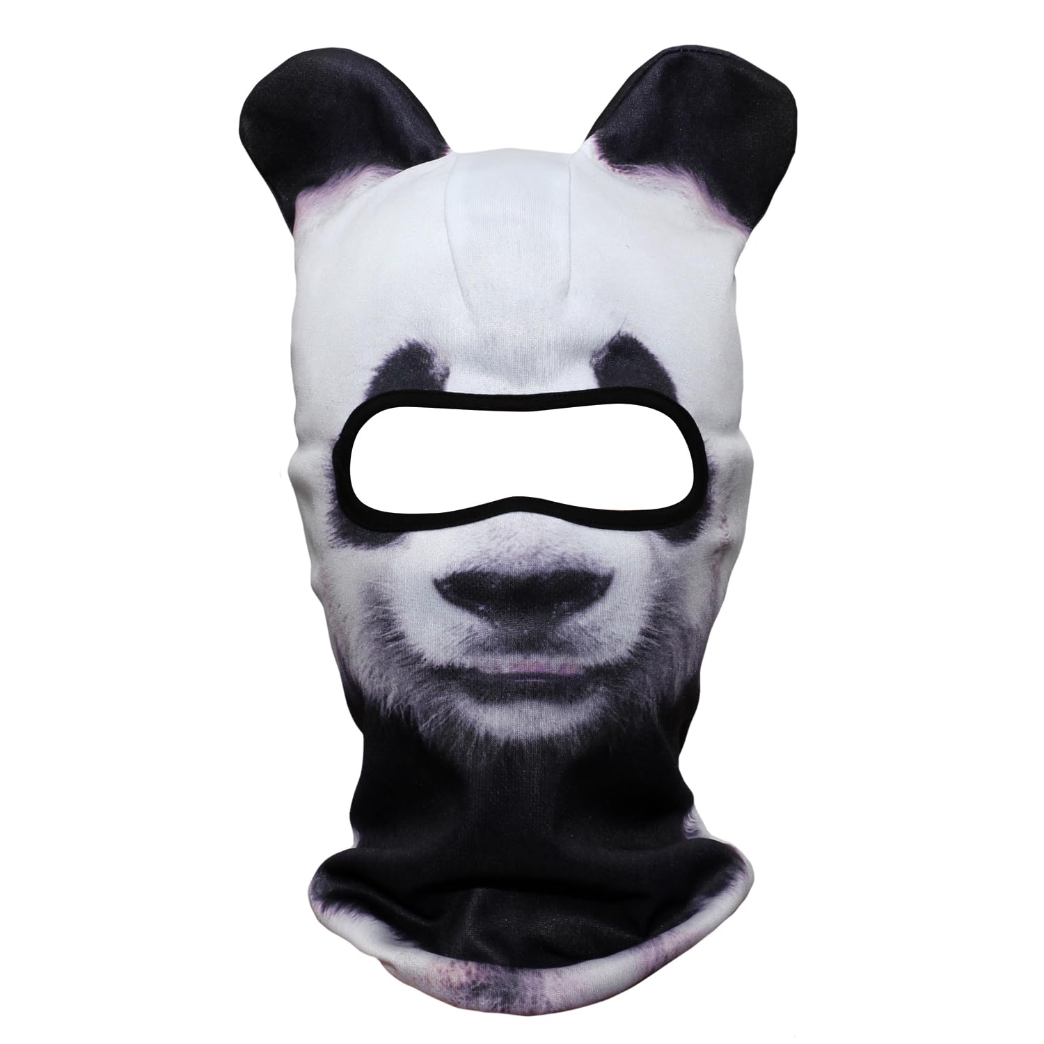 WTACTFUL 3D Animal Ears Balaclava, Breathable Face Mask for Halloween