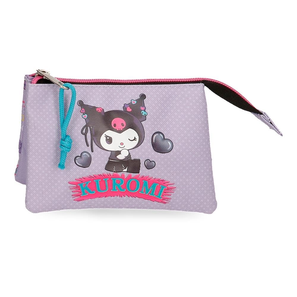 Sanrio Kuromi Retropop Purse Purple 14x10x3.5 cm Polyester
