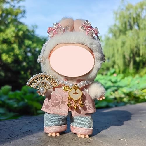 Han Chinese Clothing for Labubu, 5 Pcs Oriental Costume for