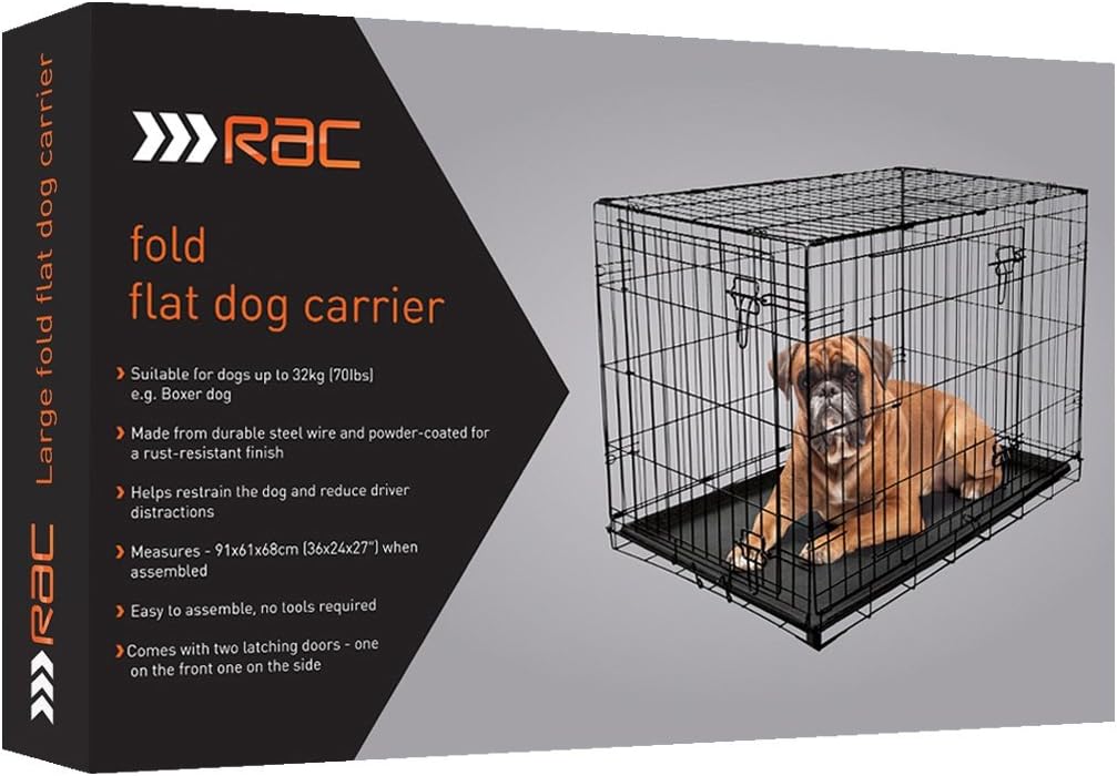 RAC Fold Flat Dog Carrier, Large Amazon.co.uk Pet Supplies