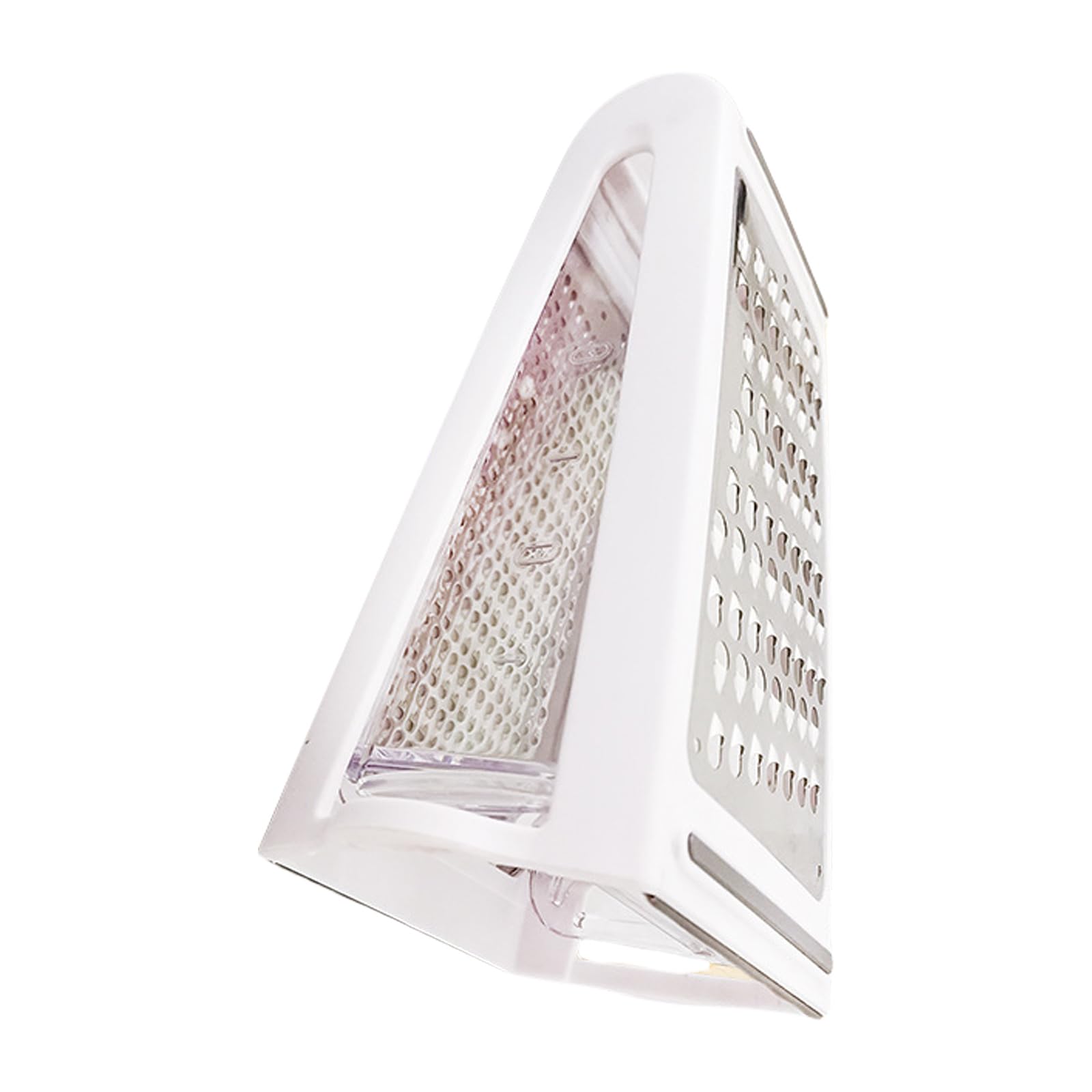 MALSSE Essential Two Sided Grater with Stainless Steel Cutter and Ergonomic Handle for Vegetable and Cheese Preps Efficient Food Shredders