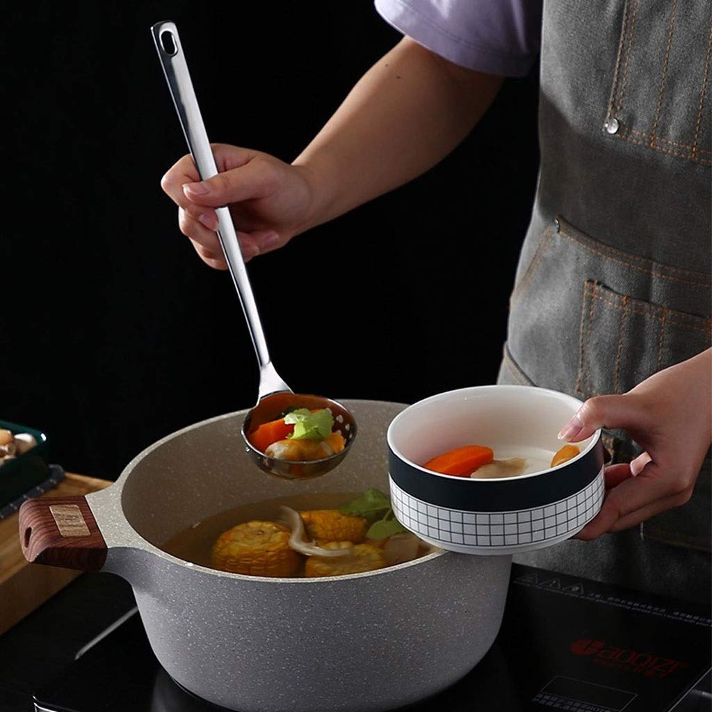 OUKENS Colino Per Pentole Calde, 2 Pezzi - Cucchiaio Scanalato In Acciaio Inossidabile, Pratico E Resistente - Foto 8