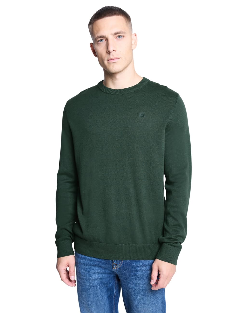 Street One MEN Herren Basic Baumwoll Pullover