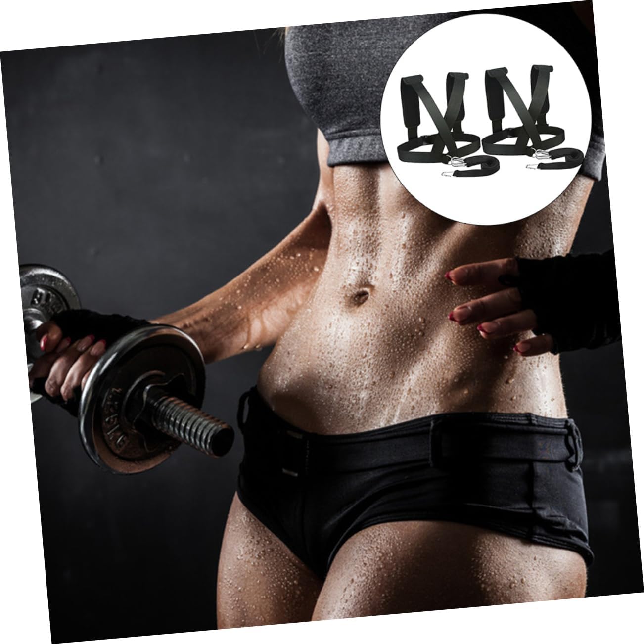 2pcs Weight Bearing Shoulder Straps Sled Harness for Strength Training and Running Speed Lightweight Portable Fitness Bands for Outdoor Sled Pulling Yoga and Jogging Exercises