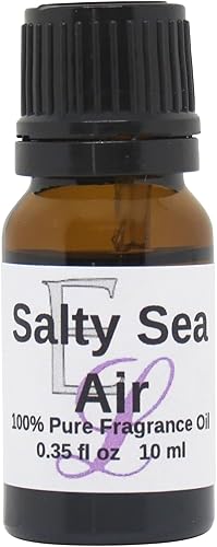 Eclectic Lady - Aceite aromático de aire salado de 0.3 fl oz de alta calidad, aceites difusores de larga duración, aromaterapia