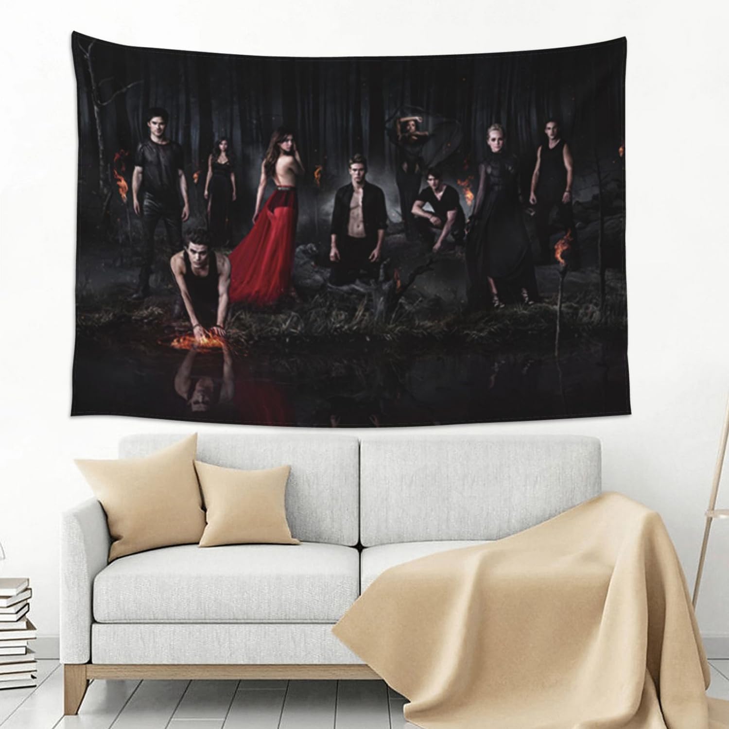 Poster The Vampire Diaries – Impression Toile Vintage 60x90 Cm, Décoration Murale Pour Salon Ou Chambre - 5