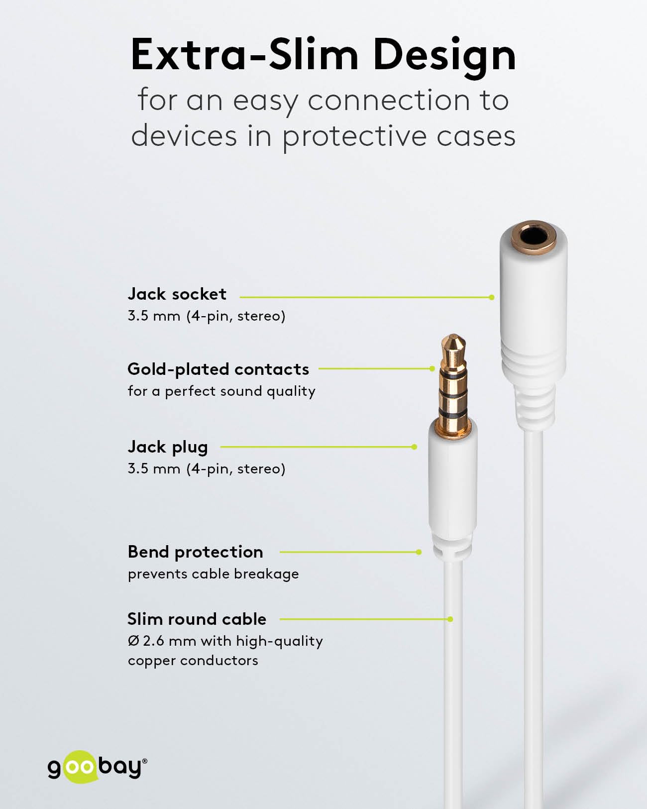 Prolunga Audio 12 Piedi Maschio Femmina Cavo Di Prolunga Audio Da - Foto 10