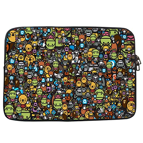 Image of TheSkinMantra Chain Laptop Sleeve Bag Compatible with Laptop /Macbooks /Chrombook /Notebook /Zbook (11.6 Inch (Chain), Manions)
