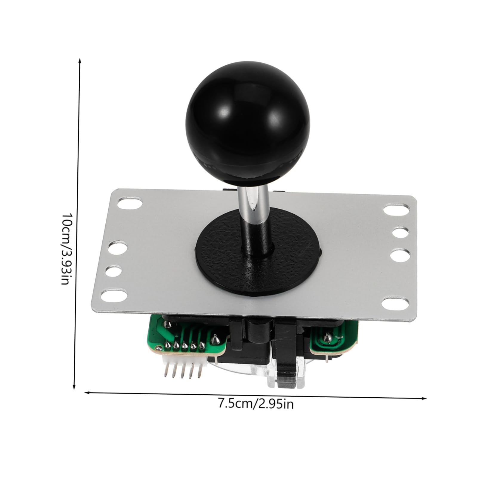 YARNOW Joystick Nero Simulatori di Gioco Game Conter Sticks Joystick di Ricambio per Console di Gioco Scheda di Circuito ABS