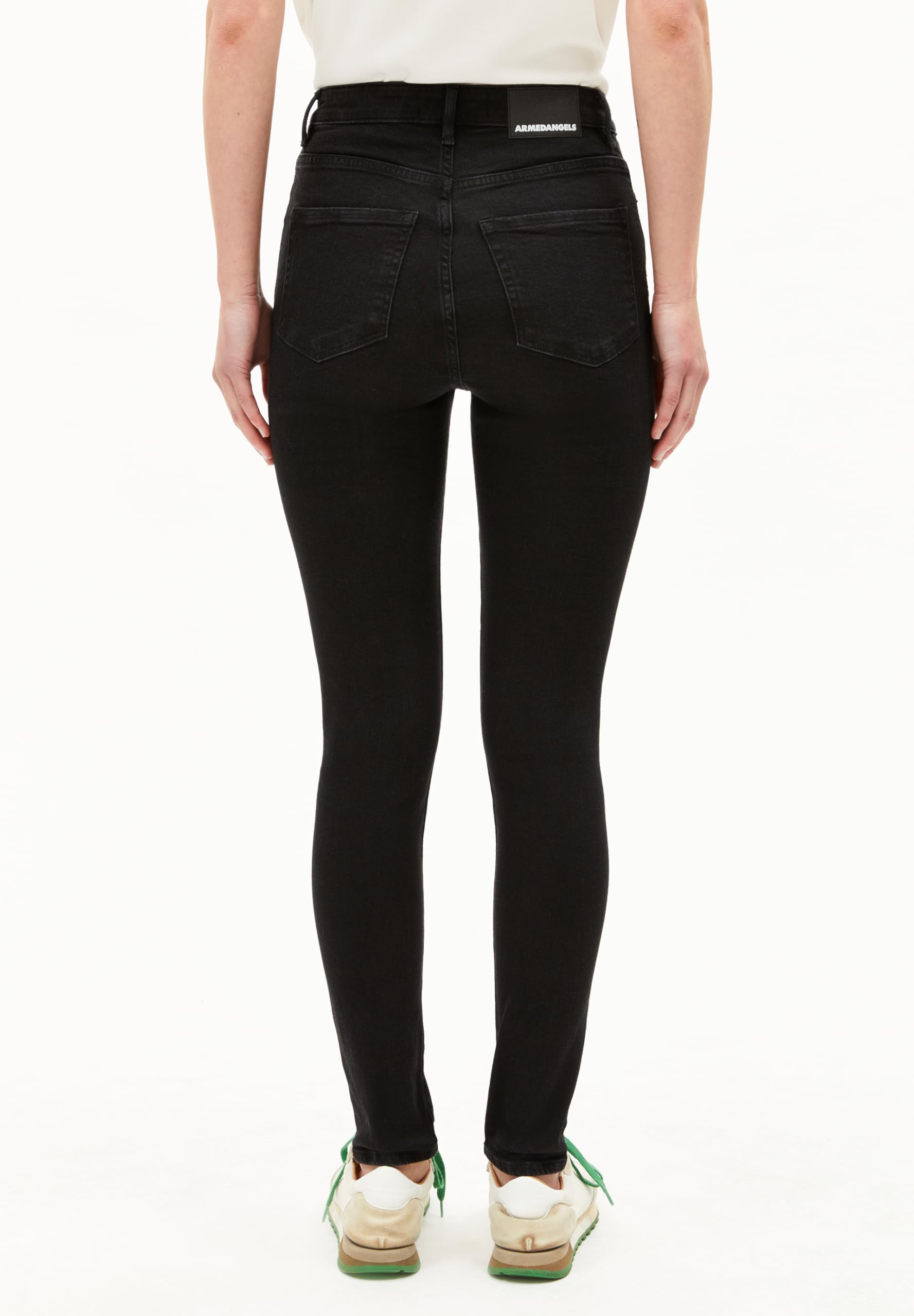 ARMEDANGELS Damen Skinny Jeans High Waist Bio-Baumwoll Mix X-Stretch INGAA Skinny Fit