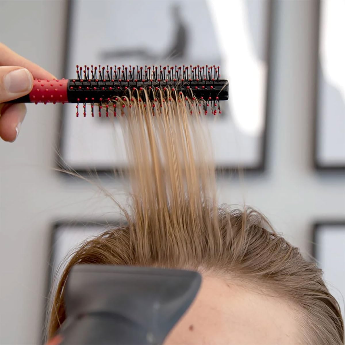 Uppercut Deluxe Quiff Roller For Hair Styling, Volumising Mens Styling Hair Brush to Lift the Hair with Spaced Ball Tipped Bristles to Prevent Pulling