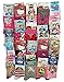 Disney Socks And Underwear - Chaussettes Licence fantaisie en Coton Vendu en Pack Surprise -Assortiment modèles photos selon arrivages- Pack de 10 Paires Fille 23/26
