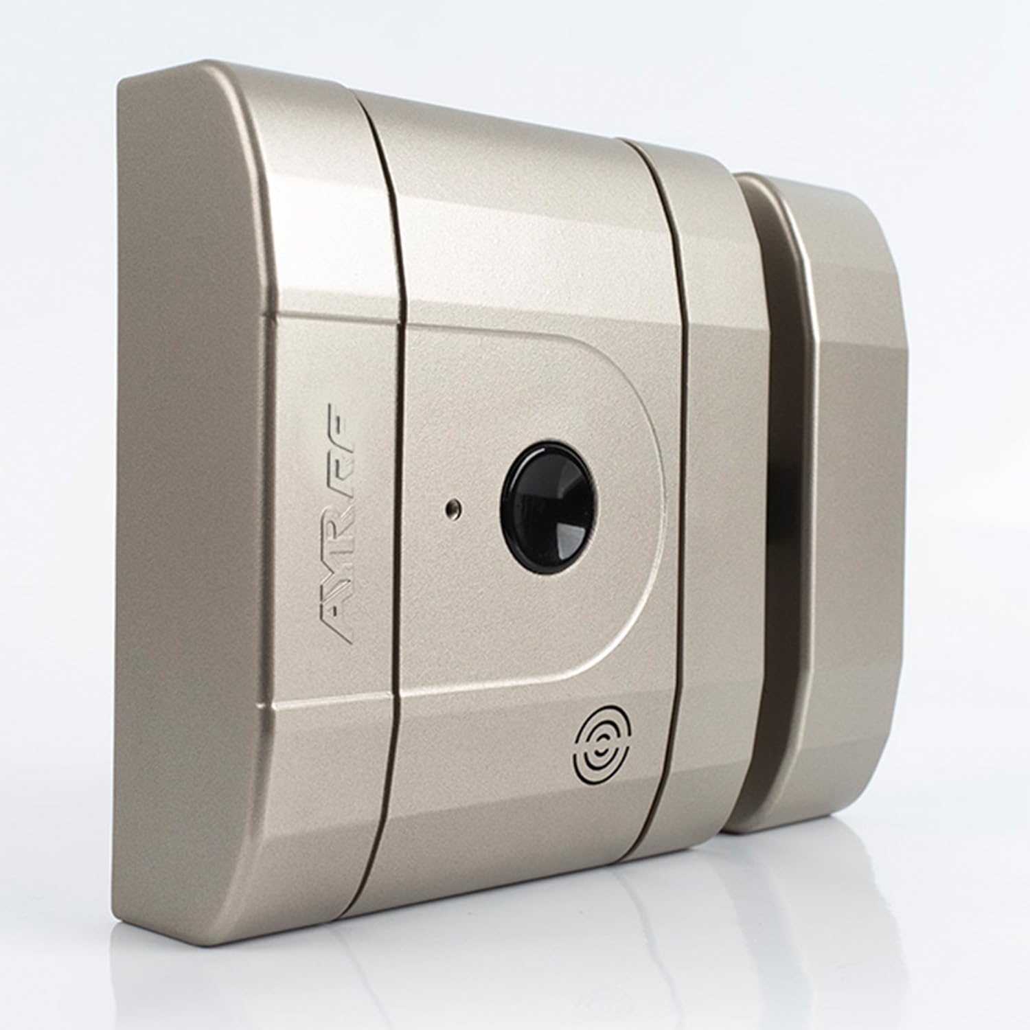 Serratura elettronica invisibile ad alta sicurezza int_LOCK RF 2. Finitura nichel opaco.