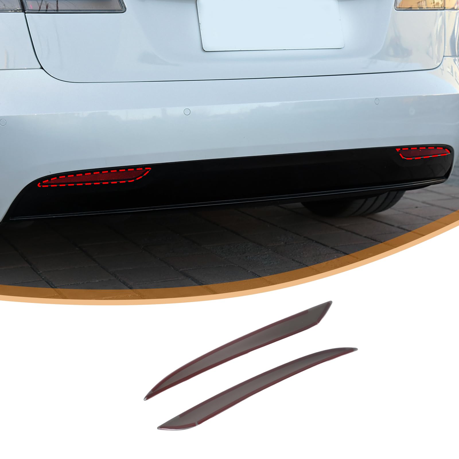 Accessoires extérieurs coque feux brouillard arrière Tesla Model S - 8
