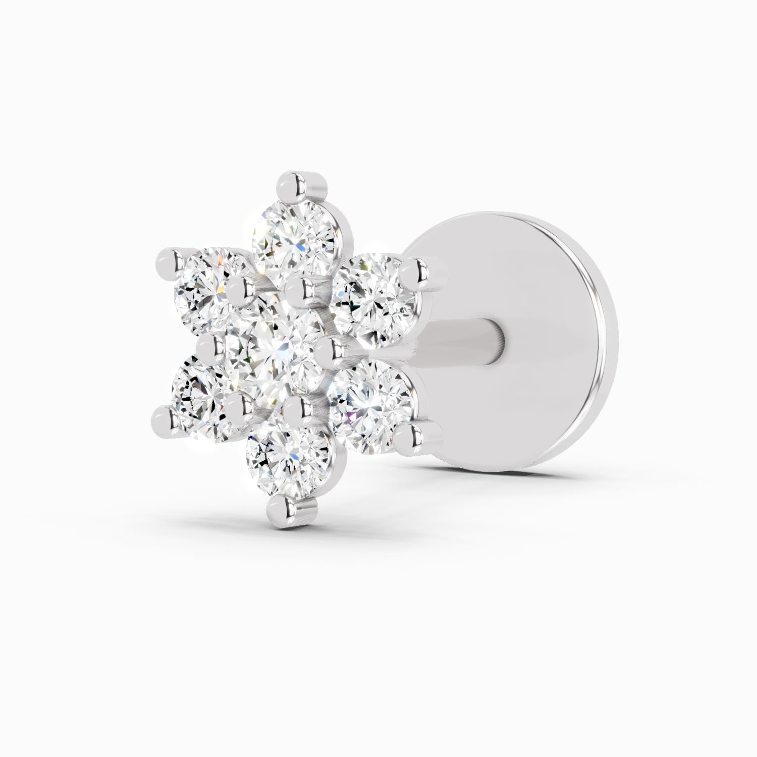 sparkles Lab Grown Diamond 0.11 Carat Round Shape Nose Pin for Women | 14K Gold IGI Certified FG VS Quality Diamonds-picture-24