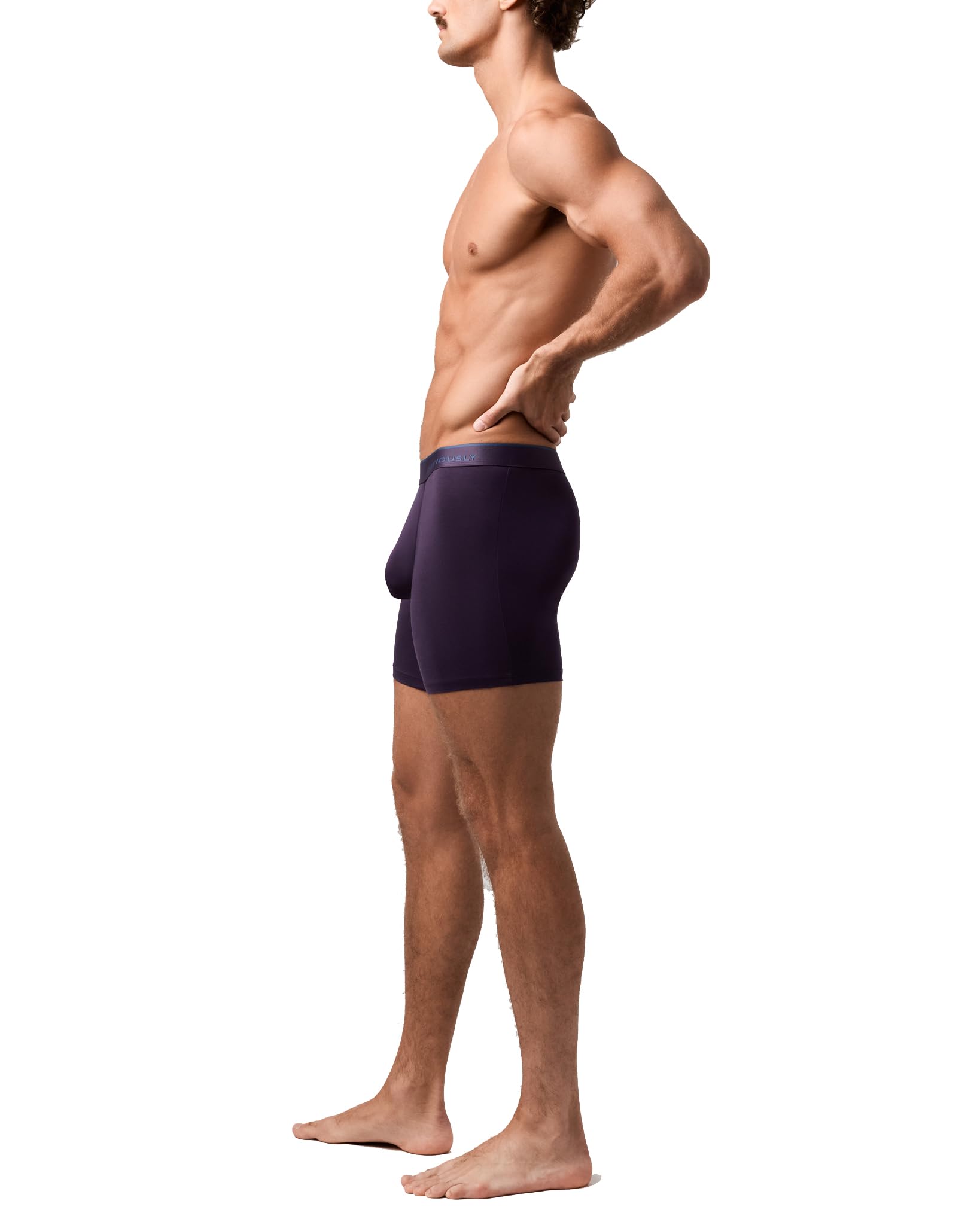 Obviously PrimeMan - Boxer Brief 6 inch Leg, Nightshade, S