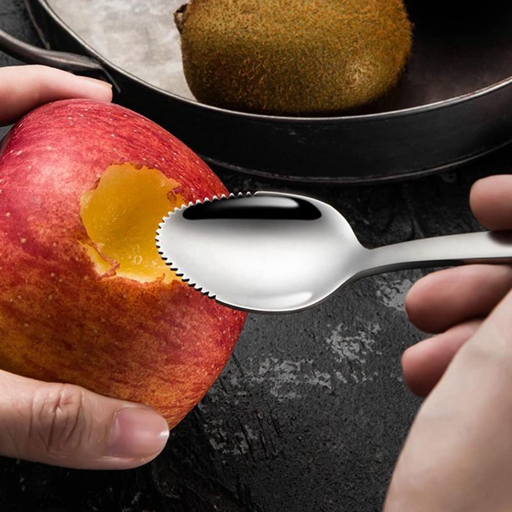Cucchiaio da dessert vintage in argento stampato a mano English MIX