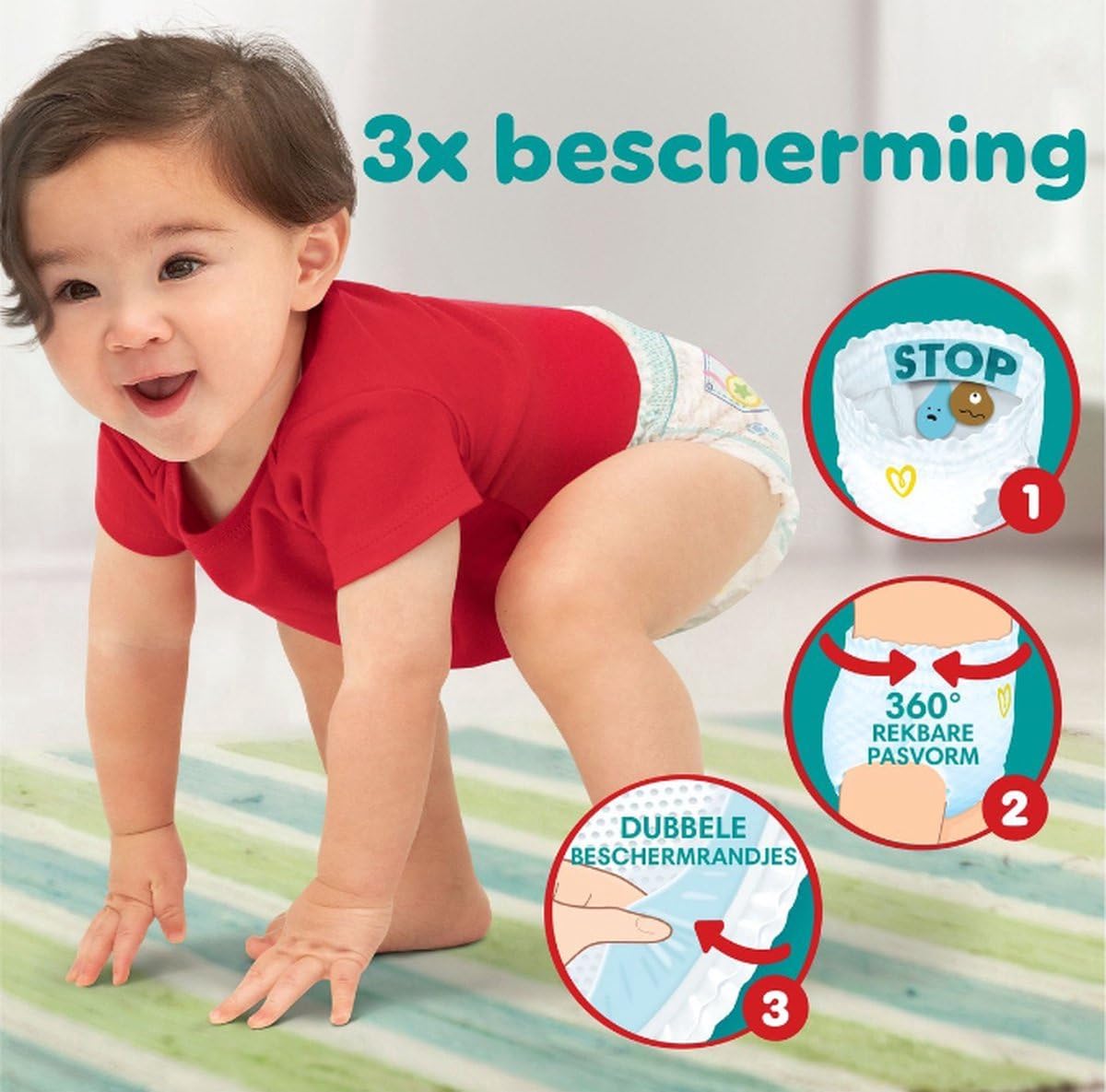 Pampers Baby-Dry Pants - Pañales (talla 5-92, 11-17 kg)