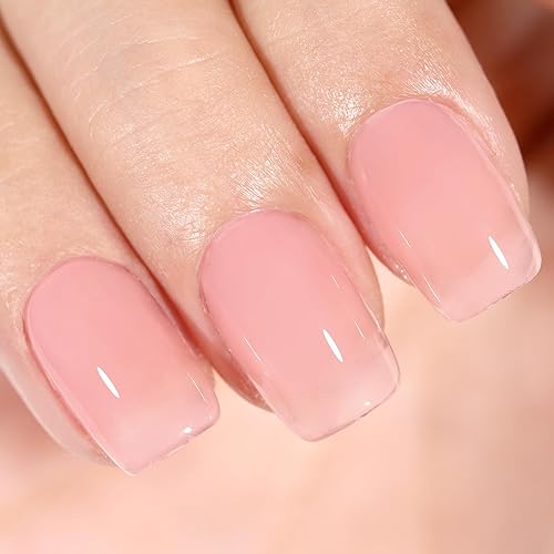 Miniatura 11 de L'UGX - Esmalte de uñas en gel, 15 ml, color blanco navideño, con punta francesa UV, para quitar con remojo, colores de gel para arte de uñas,