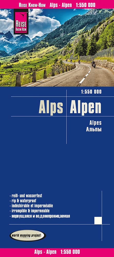 Alps: world mapping project (Alps (1:550.000))