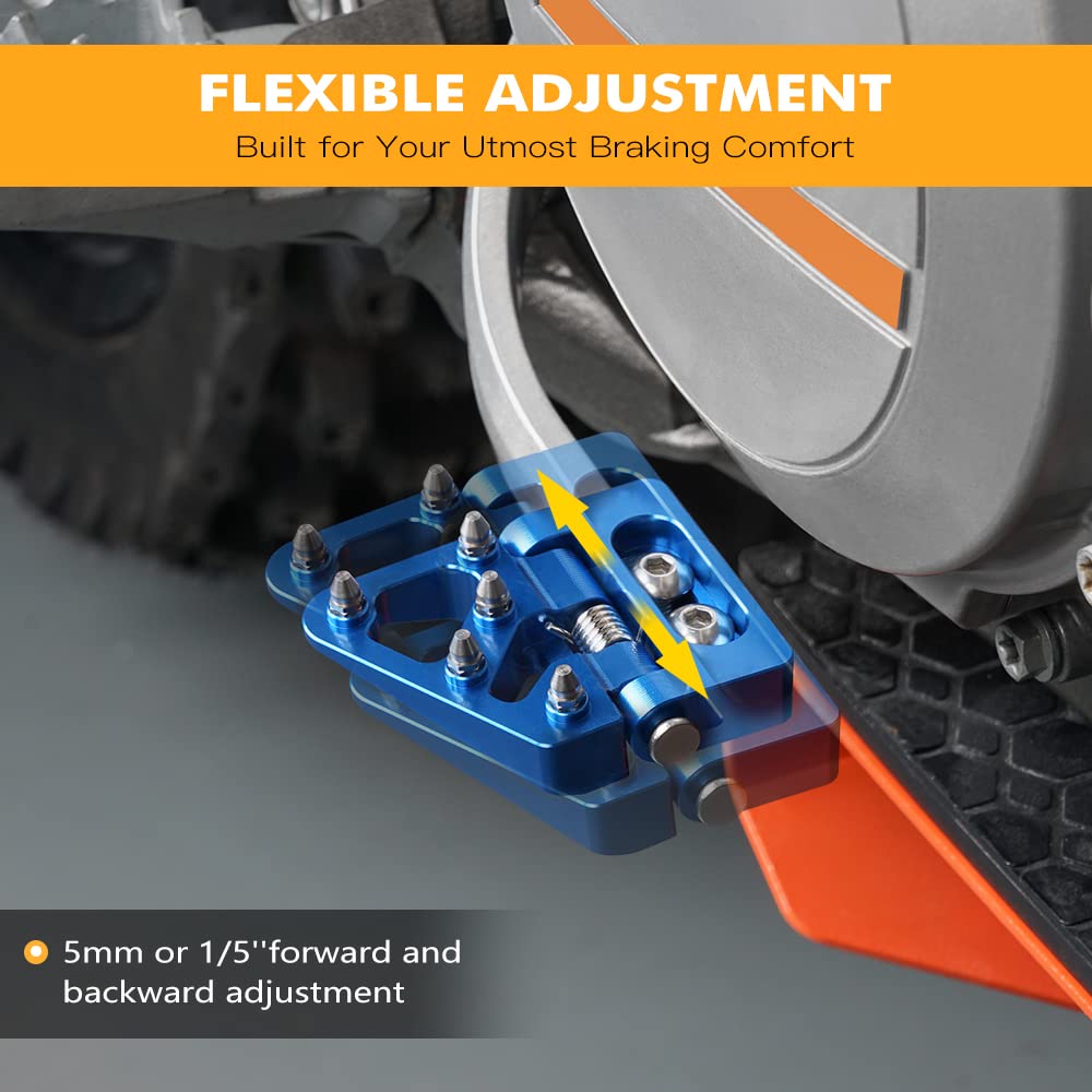 Bremspedal Trittplatte Für Husqvarna Motorräder - Klappbare Aluminium Pedalspitze