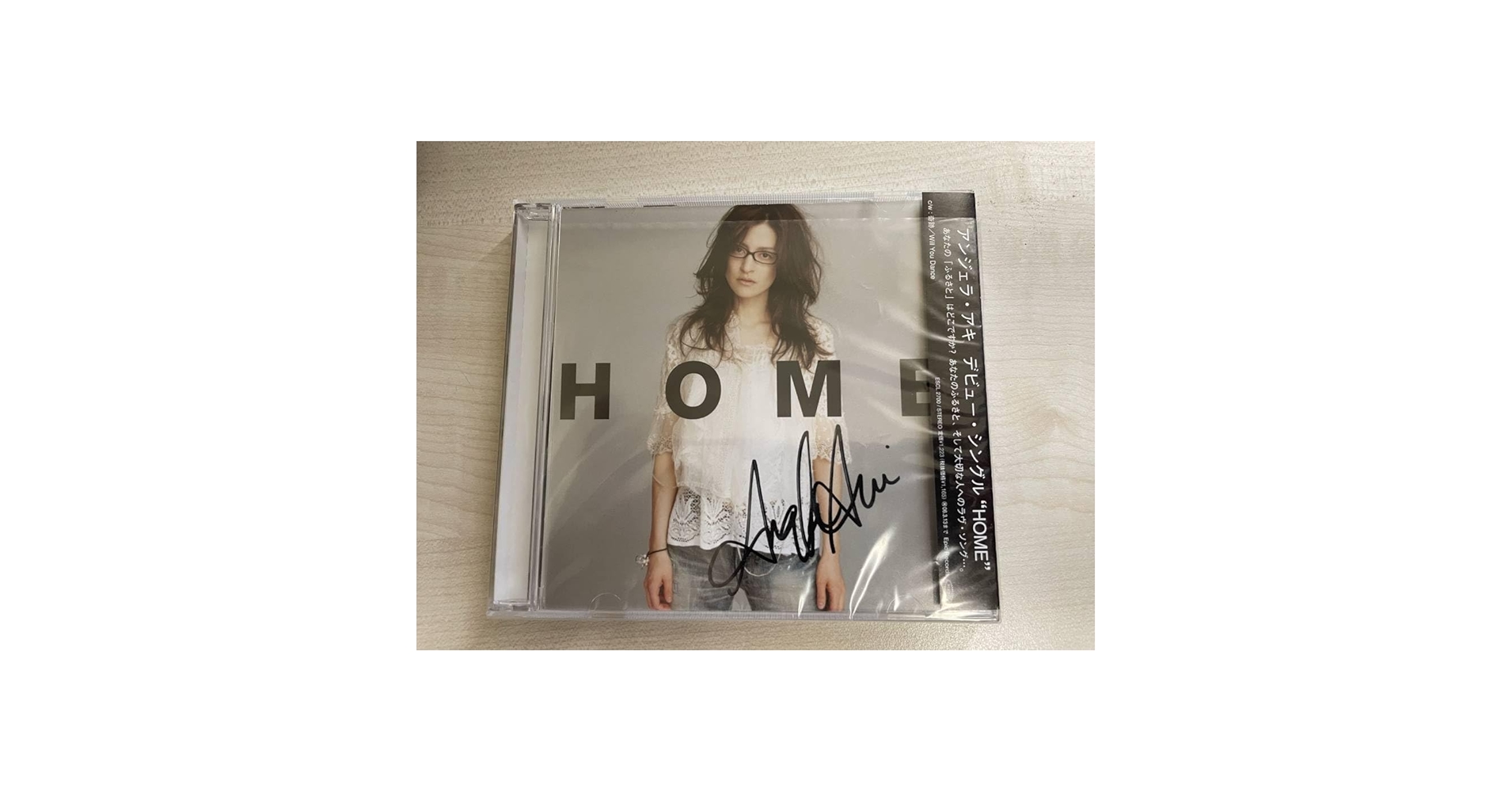 Amazon.co.jp: CD アンジェラアキ Home サイン付き + one セット