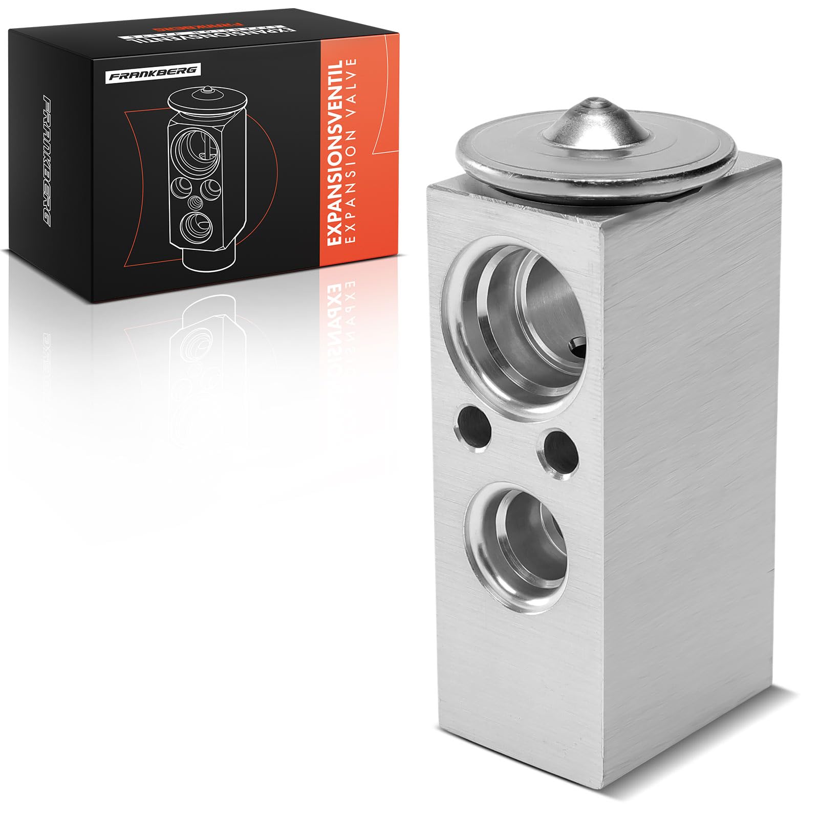 Frankberg Válvula de expansión Aire acondicionado Aluminio Compatible con Micra III K12 Murano I Z50 Murano II Z51 Note E11 NE11 X-Trail T30 T31 Replace# 92200AX10A