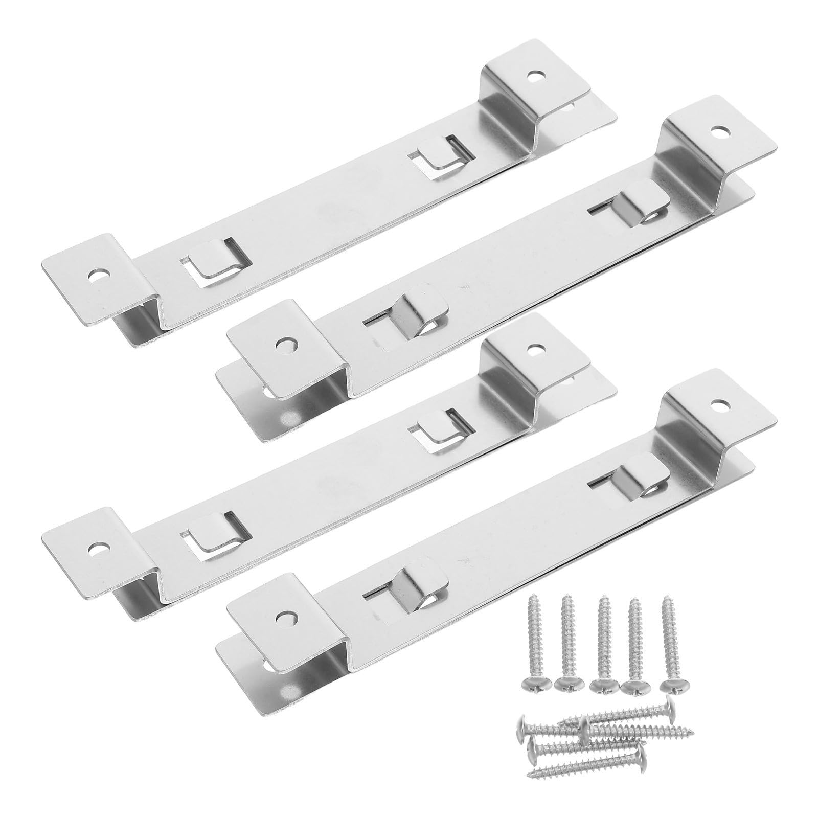 Soporte de Acero Inoxidable POPETPOP para Colgar Comederos de Aves Juego de 4 Piezas