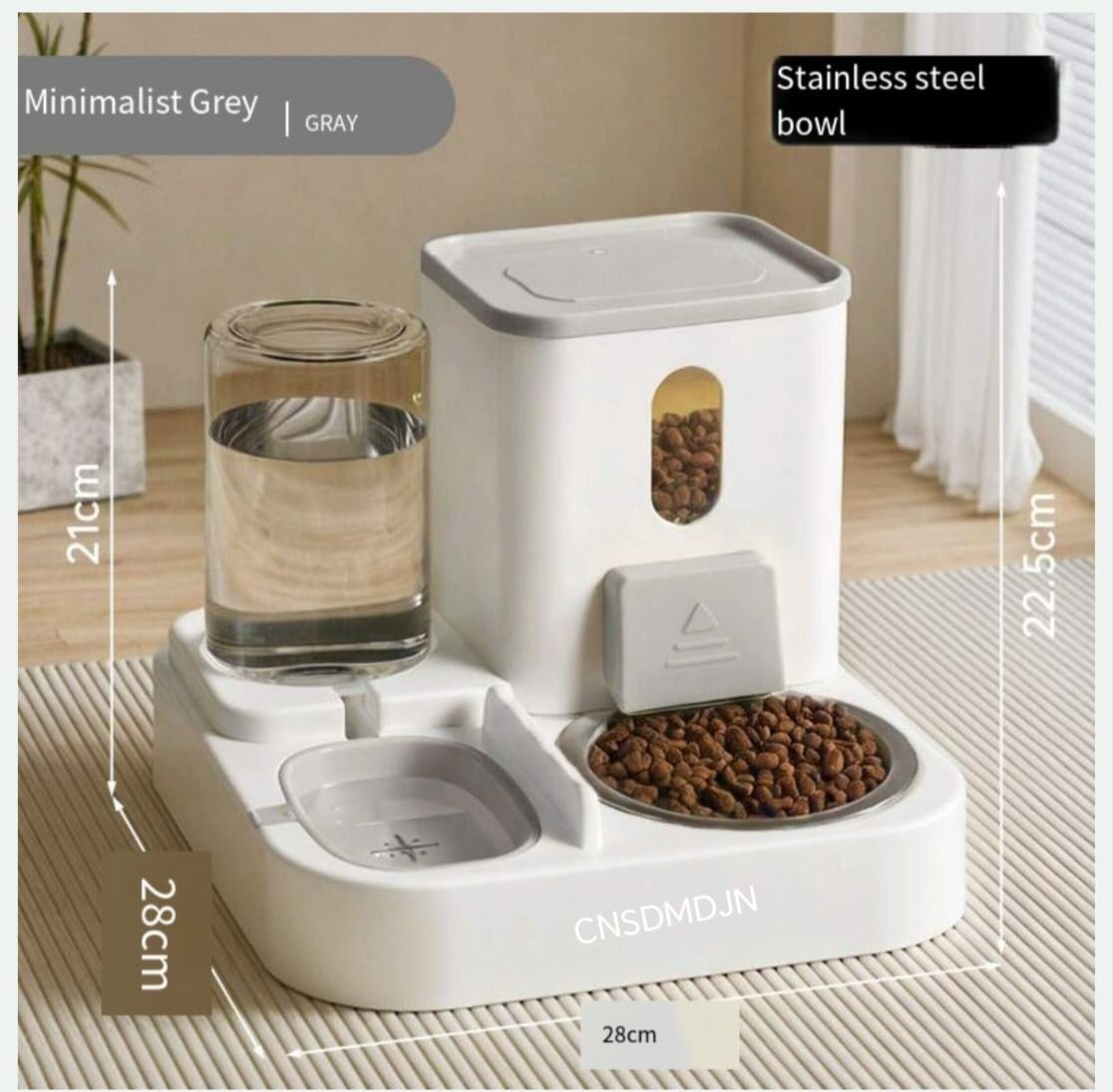 Alimentador y bebedero automático para mascotas (gatos y perros)