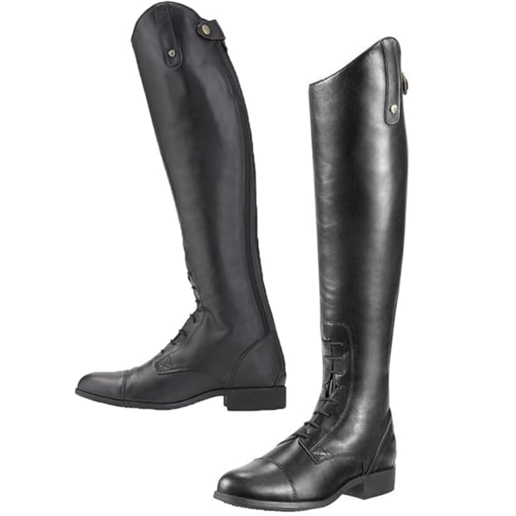 Botas Ecuestres de Cuero PU con Cordones, Estilo Retro para Hombre y Mujer, Equitación al Aire Libre para Principiantes