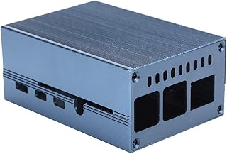 Protective Case for Raspberry Pi 4, Heat Dissipation Shell Cooling Enclosure for Raspberry Pi, Aluminum Alloy Case, Easy Installation, Corrosion‑Resistant and Durable