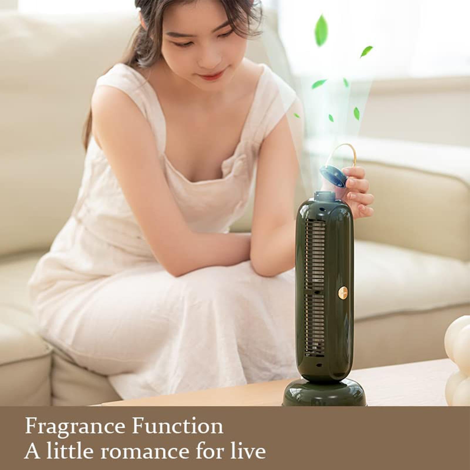 Ventilatore a Torre per la Camera da Design Senza Pale A 3 Velocità E Bassa | Ventilatore Oscillante Da Per Camera Da , Ufficio, Soggiorno, Dormitorio, Casa, Interno, Scrivania, Sonno