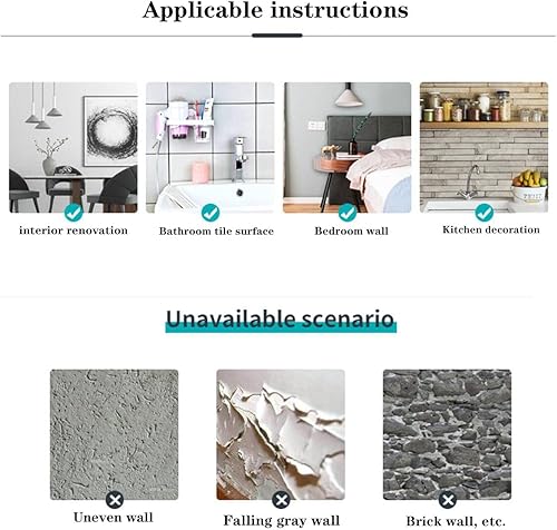 Miniatura 9 de XUANINY Azulejos autoadhesivos de acero inoxidable de aluminio para salpicaduras de pared de cocina, baño, 10 unidades