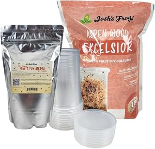 Josh's Frogs Hydei Fruit Fly Culture Kit (Makes 10 Cultures)