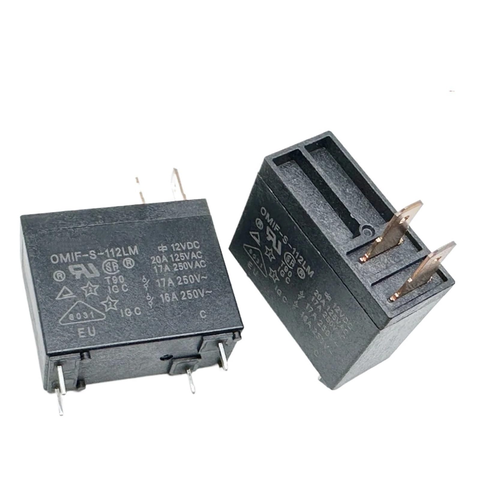 PKNVKZIDK 1pc OMIF-S-112LM 12V (62F-24V/12V-17A) Relay 4pins