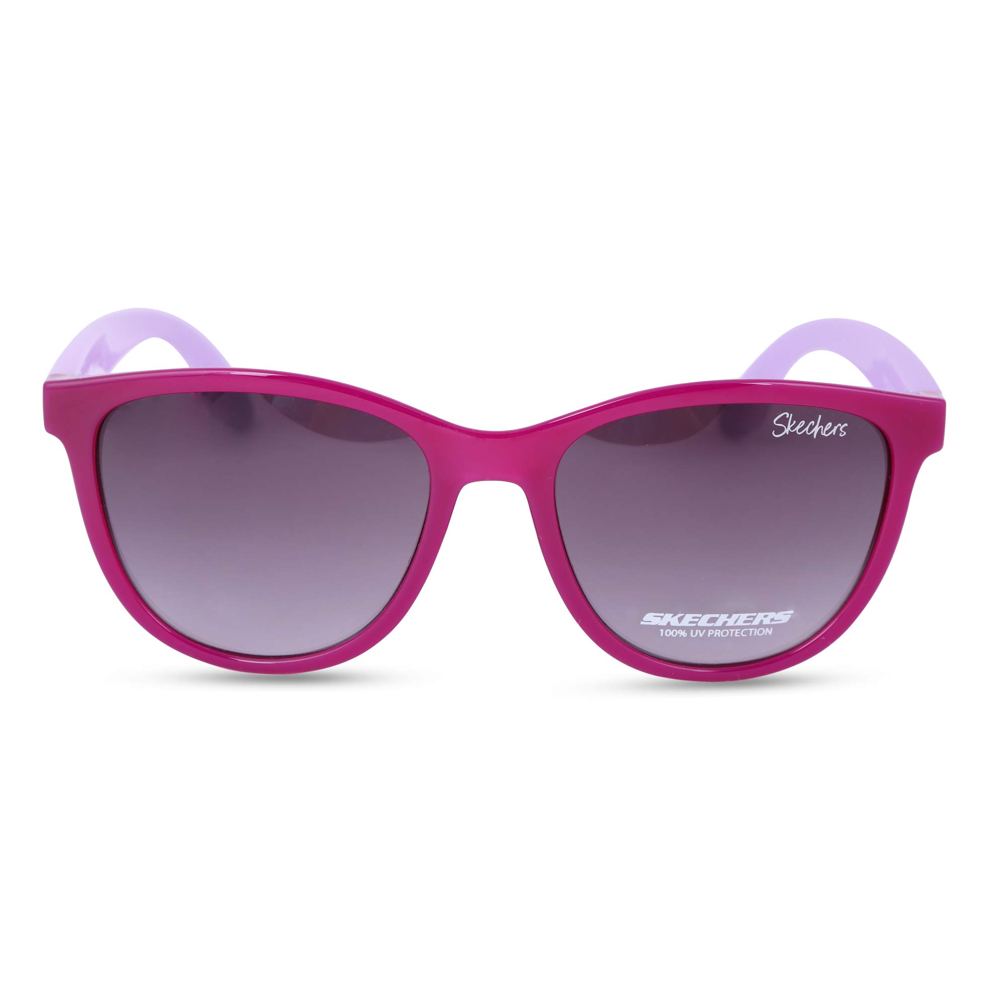 Women's Cateye Non Polarization Sunglasses (Shiny Violet Frame, Smoke Lens) (Medium) (Pack Of 1)-image-28