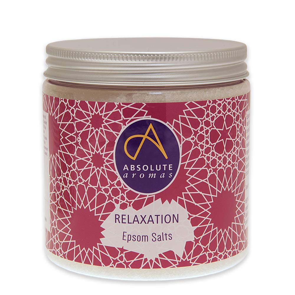 Relaxation Epsom Bath Salts 575g - Magnesium Sulphate Infused with 100% Pure Essential Oils - Chamomile, Lavender and Tangerine oils - Relax, Unwind and Calm the Mind.