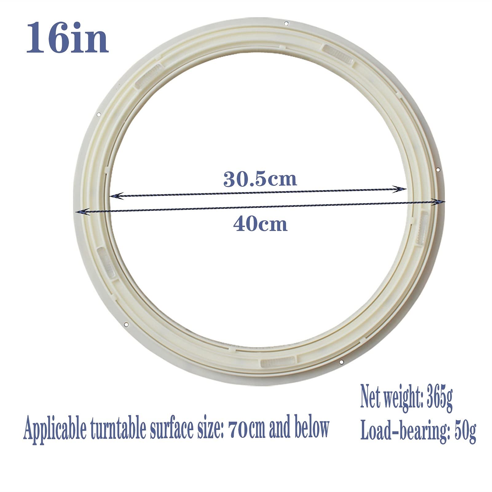 Rodamiento Plataforma giratoria, Plataforma giratoria con rodamiento Giratorio Base Soporte Placa lechosa 20 Pulgadas Base giratoria Mesa giratoria Redonda para Resistencia antiimpacto Resistencia