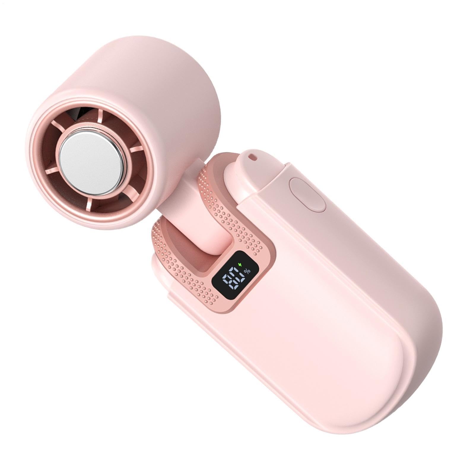 Mini ventilador portátil de 2400 mAh para refrescarte en la oficina o escuela